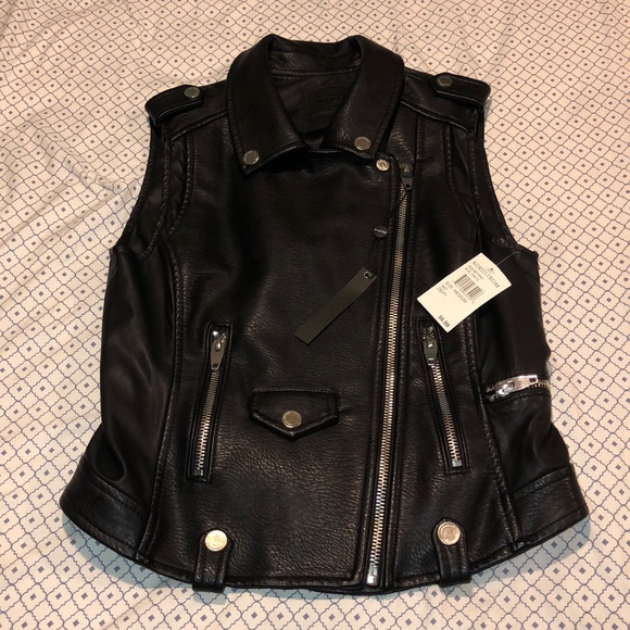blanknyc Jackets & Blazers - Leather vest. Size M. New. Blanknyc. Size zip.